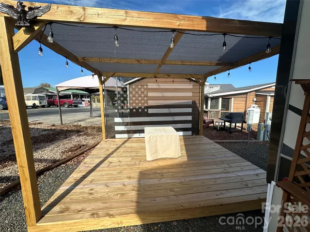 a view of a small house