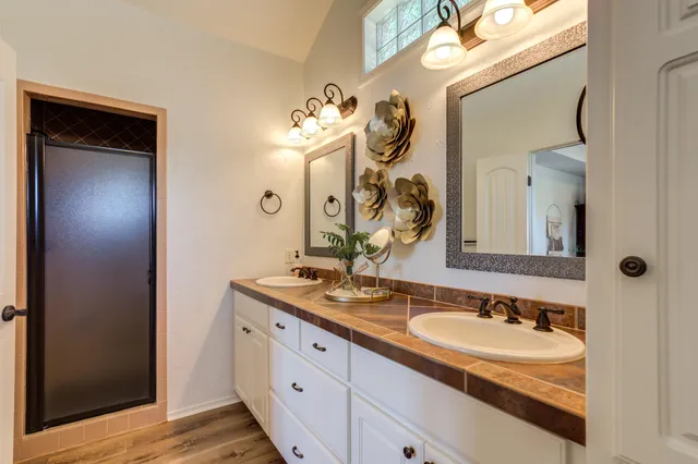 a living room with furniture a rug and a couch