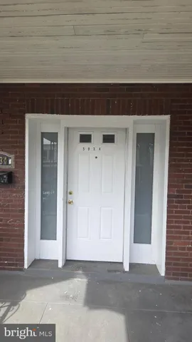 a view of a door of the house