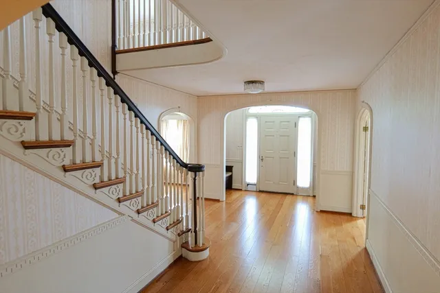 a view of front door