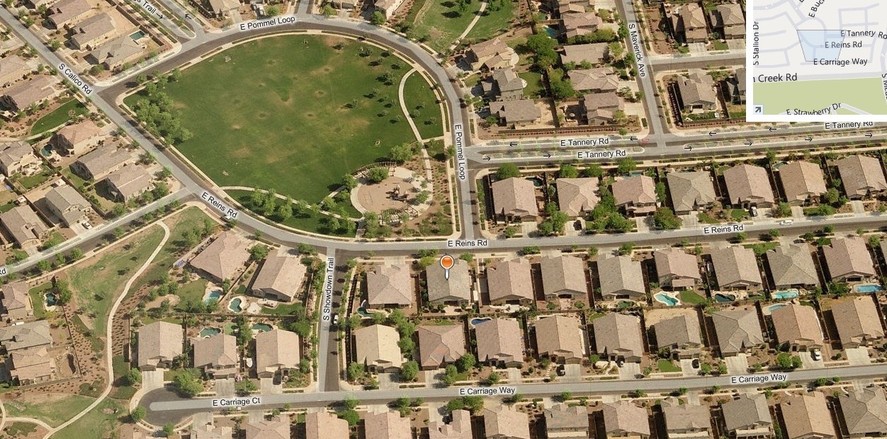 4203 East Reins Road Gilbert, AZ 85297 - Photo 27 of 27 Birds Eye