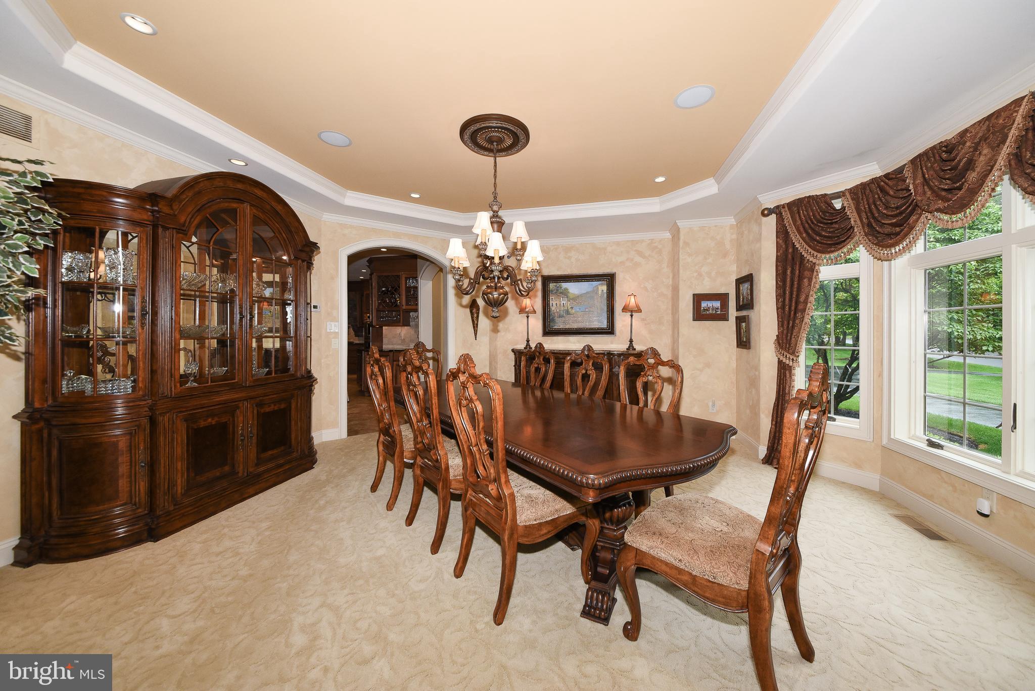200 Wood Spring Road Gwynedd Valley, PA 19437 - Photo 17 of 71 Dining Room w. Tray Ceiling