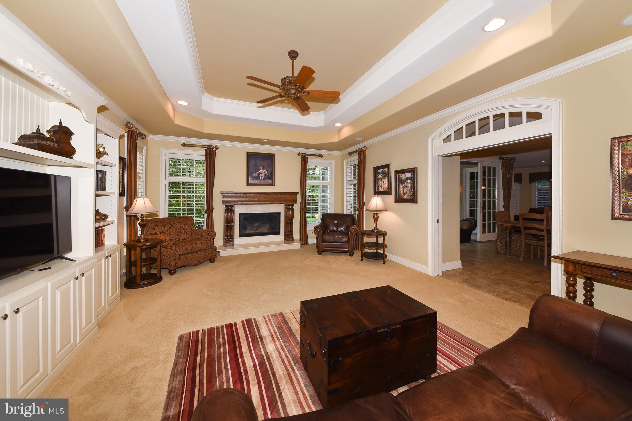200 Wood Spring Road Gwynedd Valley, PA 19437 - Photo 28 of 71 Family Room w. Antique Wood Surround Fireplace