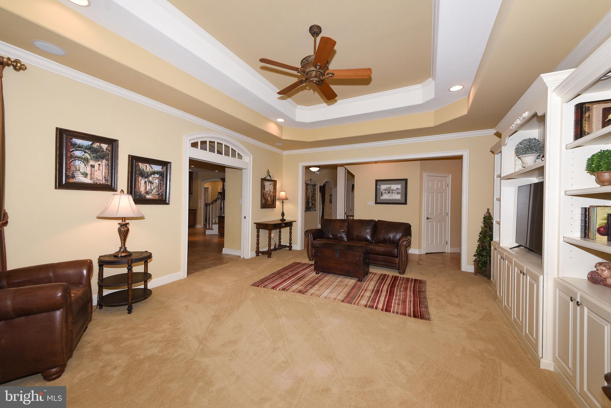 200 Wood Spring Road Gwynedd Valley, PA 19437 - Photo 29 of 71 Family Room with Custom Tray Ceiling