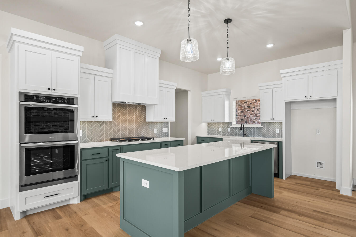 8115 County Road Shallowater, TX 79363 - Photo 22 of 47 a kitchen with a sink stove and microwave