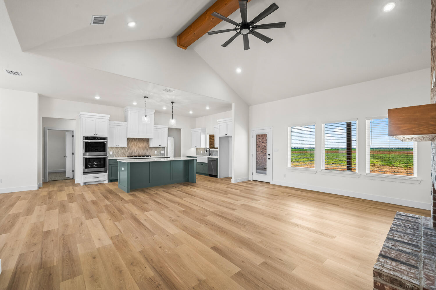 8115 County Road Shallowater, TX 79363 - Photo 31 of 47 a view of large kitchen with a sink and a window
