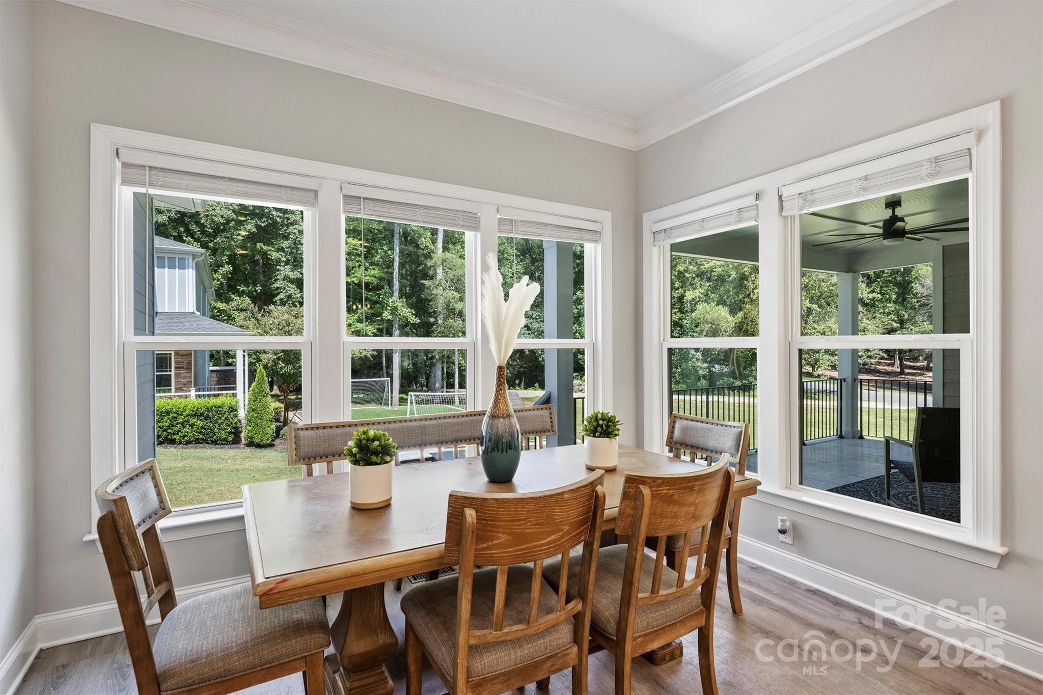 2413 Rocky River Road Charlotte, NC 28213 - Photo 10 of 46 a dining room with furniture a livingroom and outdoor view