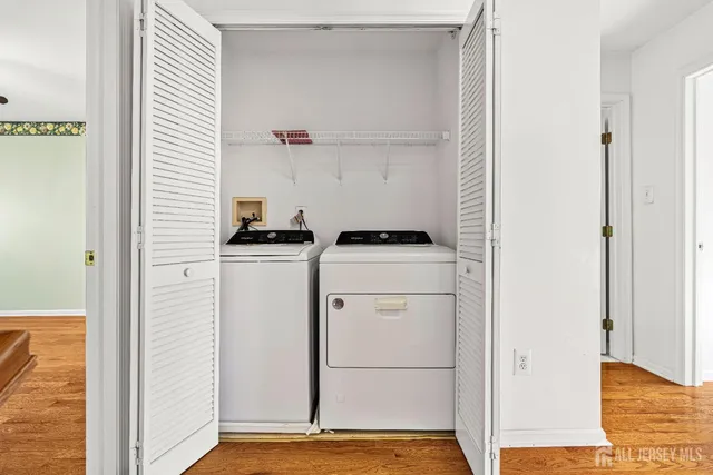 a room with storage and utility