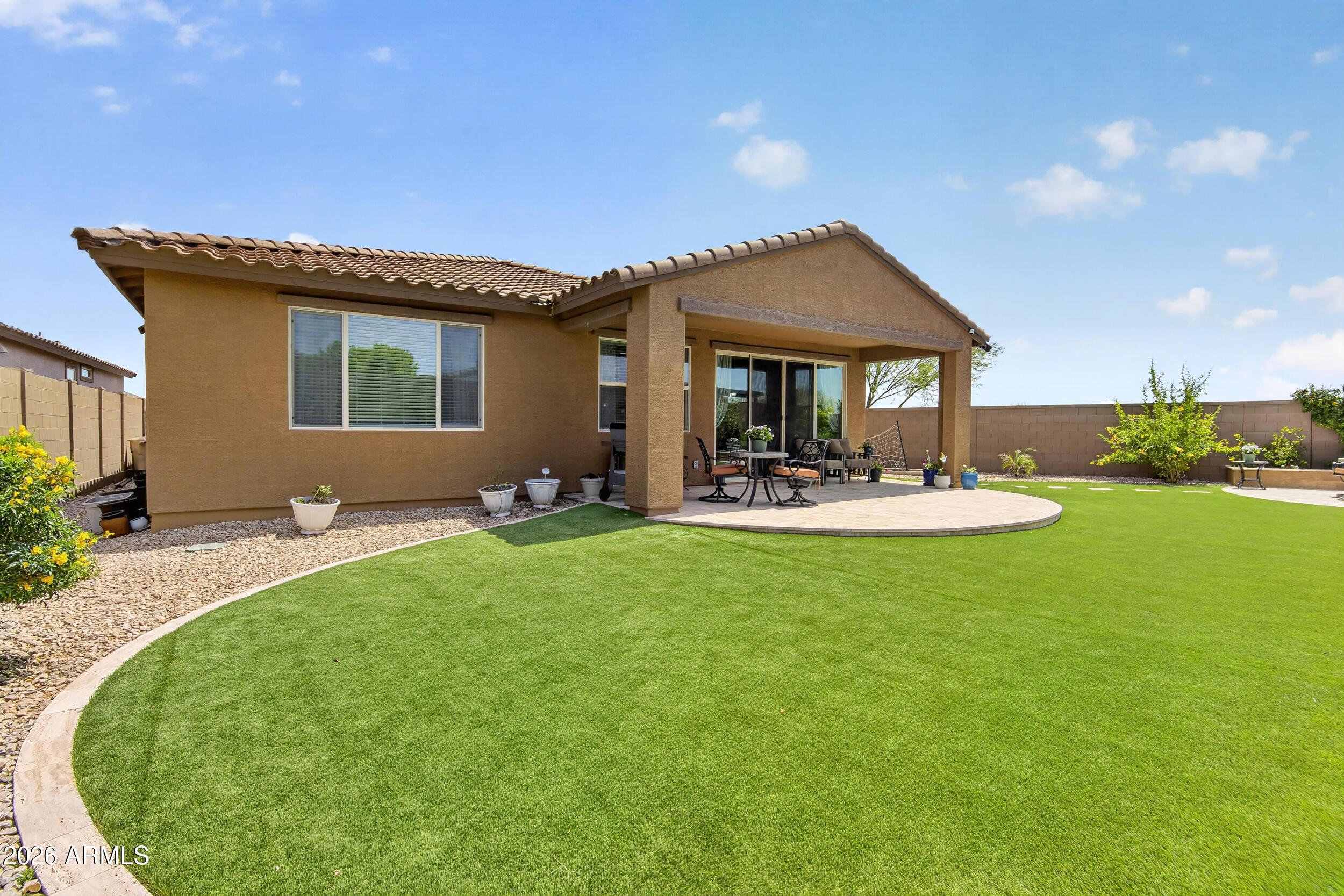 12330 East Soloman Road Gold Canyon, AZ 85118 - Photo 49 of 69 a view of a house with backyard and patio