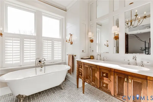 a bathroom with a shower and a sink