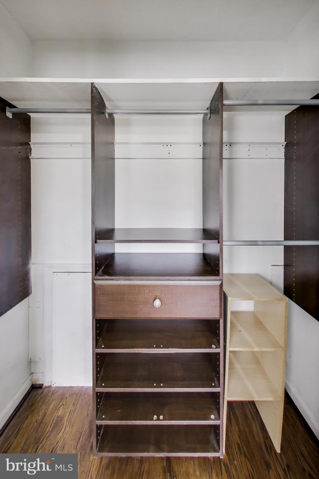 5300 Easton Drive Springfield, VA 22151 - Photo 22 of 60 a view of walk in closet with empty racks