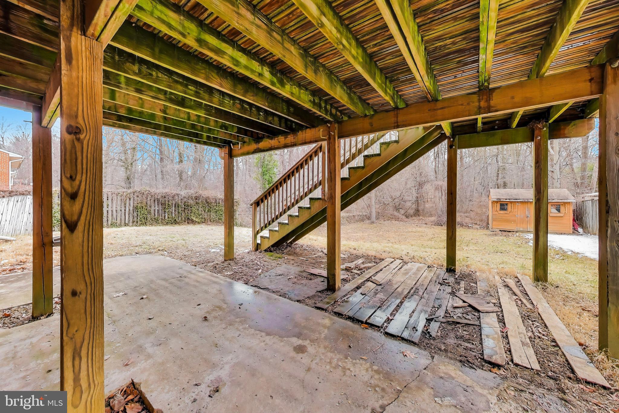 5300 Easton Drive Springfield, VA 22151 - Photo 51 of 60 Patio under deck