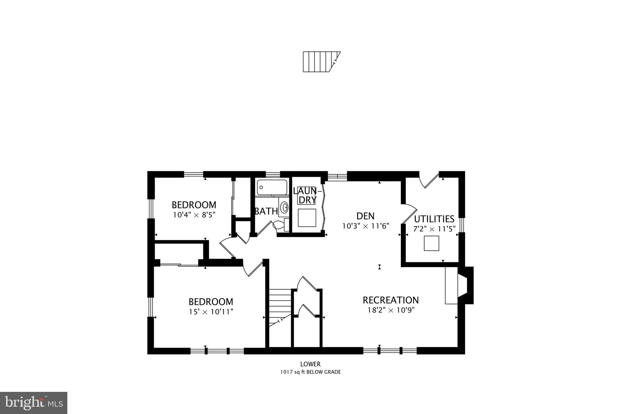5300 Easton Drive Springfield, VA 22151 - Photo 60 of 60 Basement floor plan