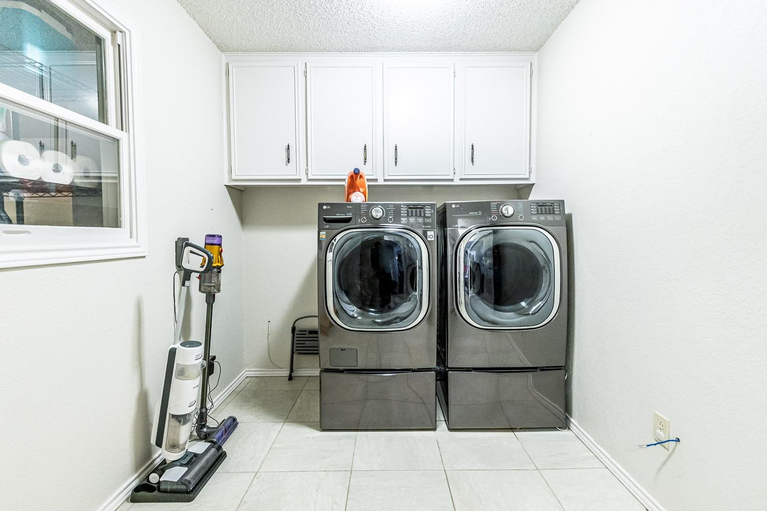 5720 68th Street Lubbock, TX 79424 - Photo 36 of 48 a utility room with dryer and washer