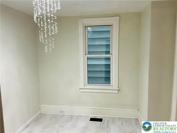 a bathroom with a window