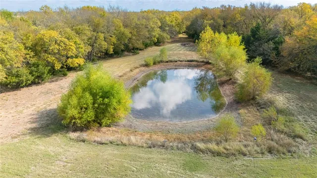 a view of a lake with outdoor space