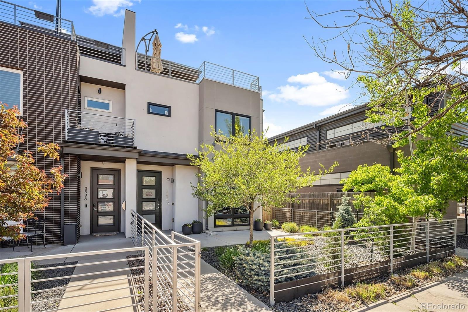3536 Tejon Street Denver, CO 80211 - Photo 31 of 33 a house view with a garden space