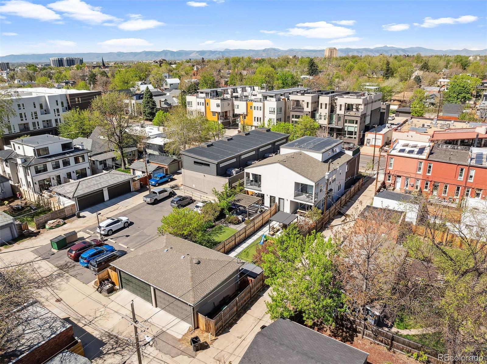 3536 Tejon Street Denver, CO 80211 - Photo 33 of 33 an aerial view of a city