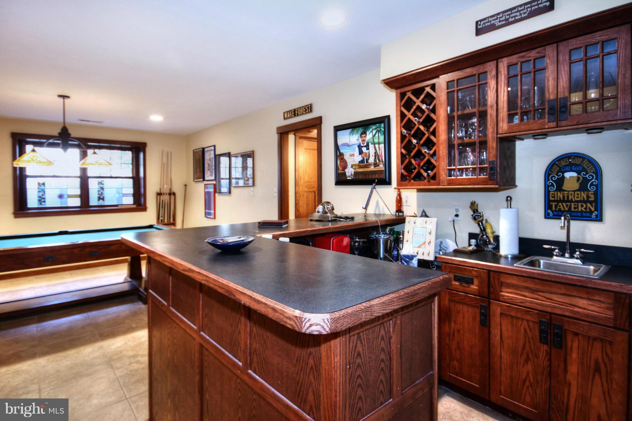 605 Clear Spring Road Great Falls, VA 22066 - Photo 26 of 30 Lower Level Bar
