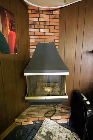 a view of a storage in a room