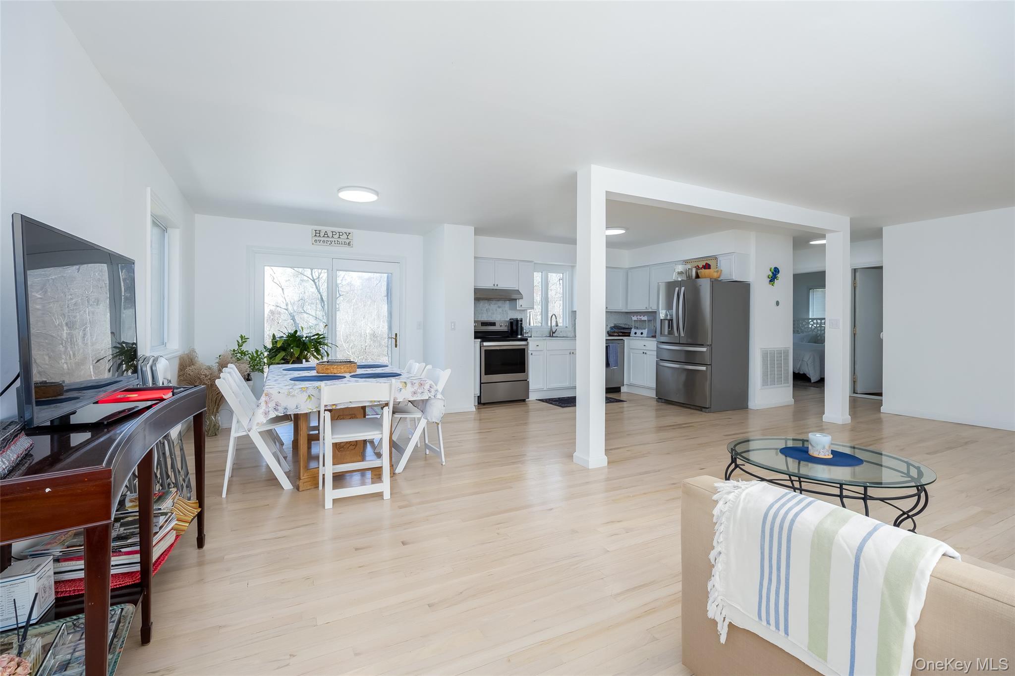 371 South River Road Calverton, NY 11933 - Photo 9 of 43 Living area featuring light wood finished floors