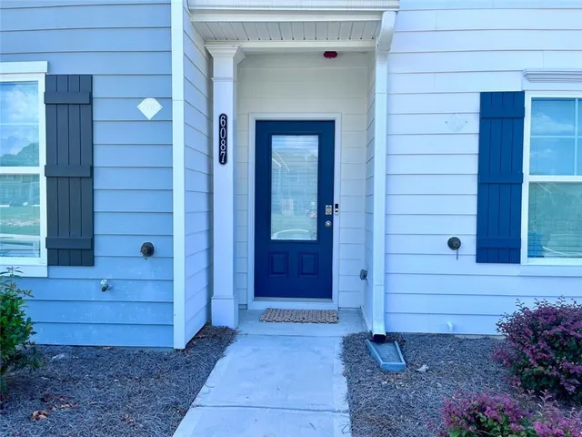 a view of front door of a house