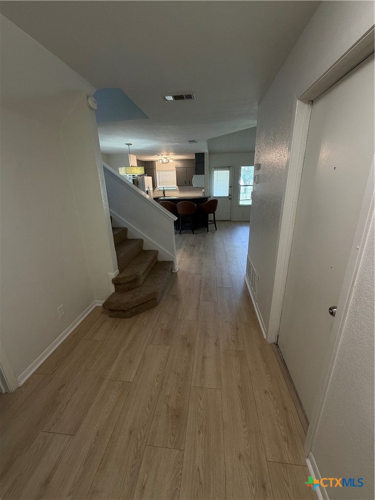 1316 Opal Road, Unit A Killeen, TX 76543 - Photo 4 of 25 a view of entryway with wooden floor