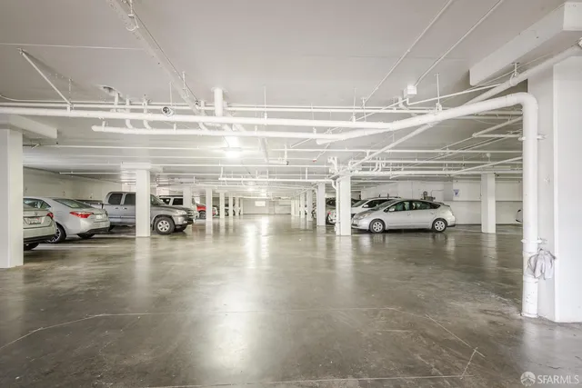 a view of a water heater and a table