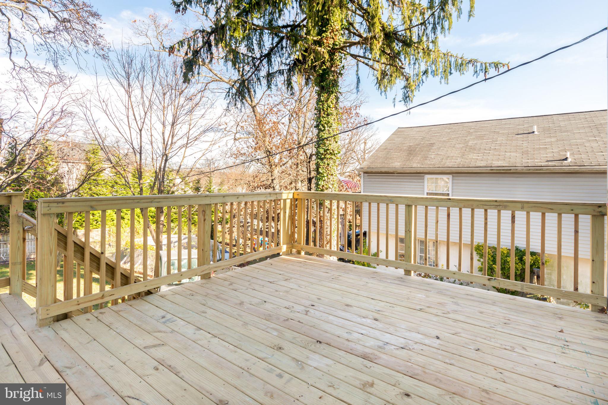 34 Evans Avenue Lutherville-Timonium, MD 21093 - Photo 12 of 36 New deck off kitchen