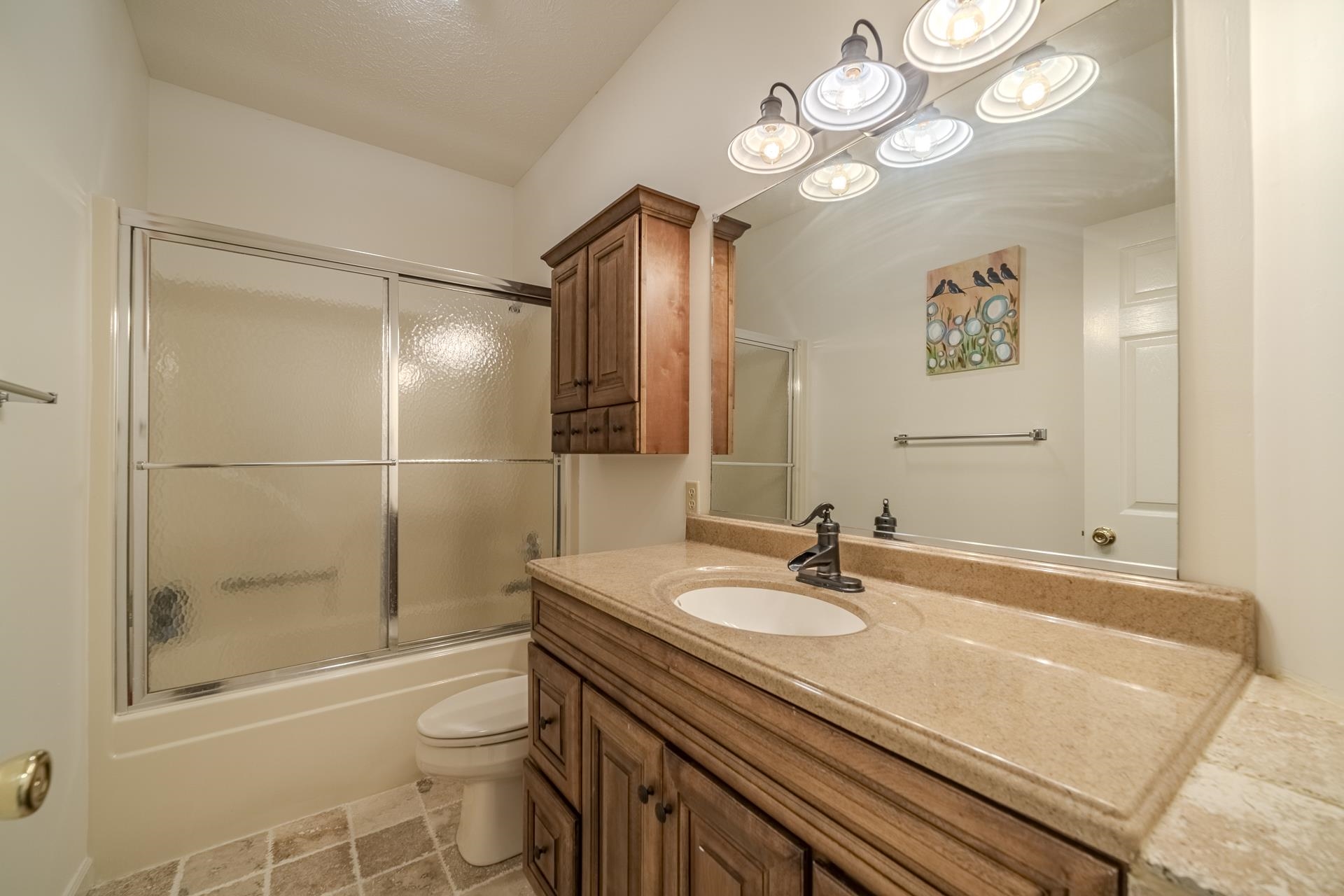 535 Old South Road Counce, TN 38326 - Photo 25 of 39 a bathroom with a sink a toilet and shower