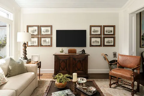 a view of a room with a front door