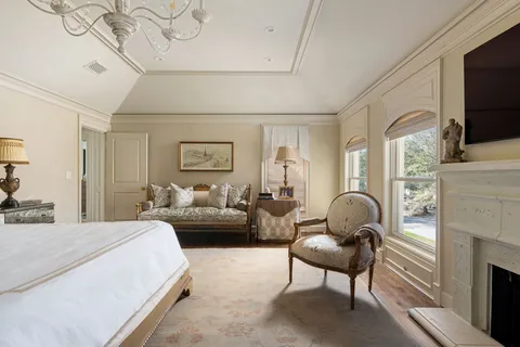 a bathroom with a bathtub and a sink