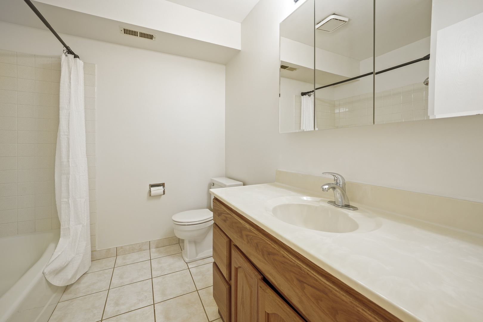 924 Coach Road, Unit 1 Palatine, IL 60074 - Photo 9 of 23 a bathroom with a sink a toilet and shower