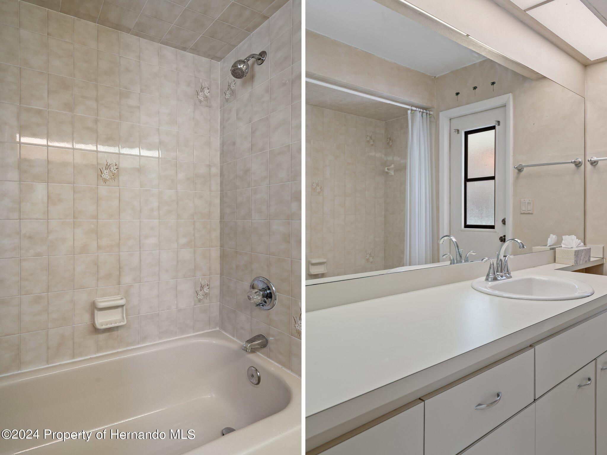 9290 Eldridge Road Spring Hill, FL 34608 - Photo 34 of 55 a bathroom with a bath tub and a sink