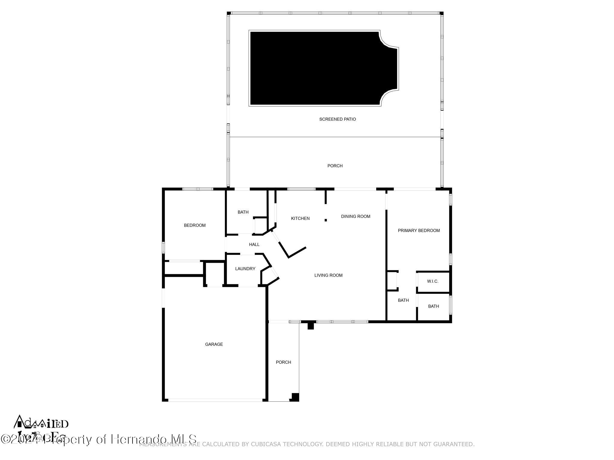 9290 Eldridge Road Spring Hill, FL 34608 - Photo 5 of 55 a picture of floor plan