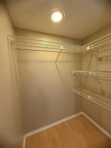 a view of a lake with a house