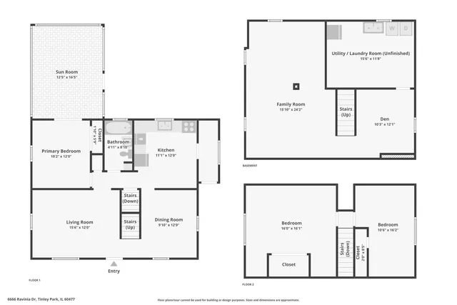$319,900 | 6666 Ravinia Drive, Tinley Park, IL 60477