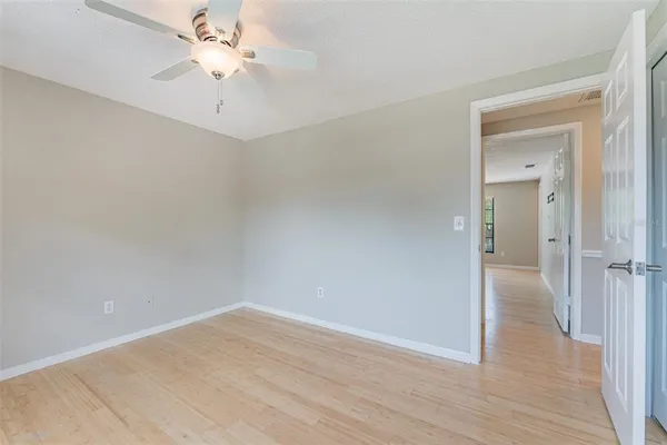 a house view with a backyard space