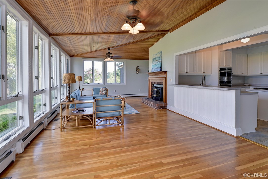 528 10th Street West Point, VA 23181 - Photo 7 of 50 a view of a dining room with furniture window and wooden floor