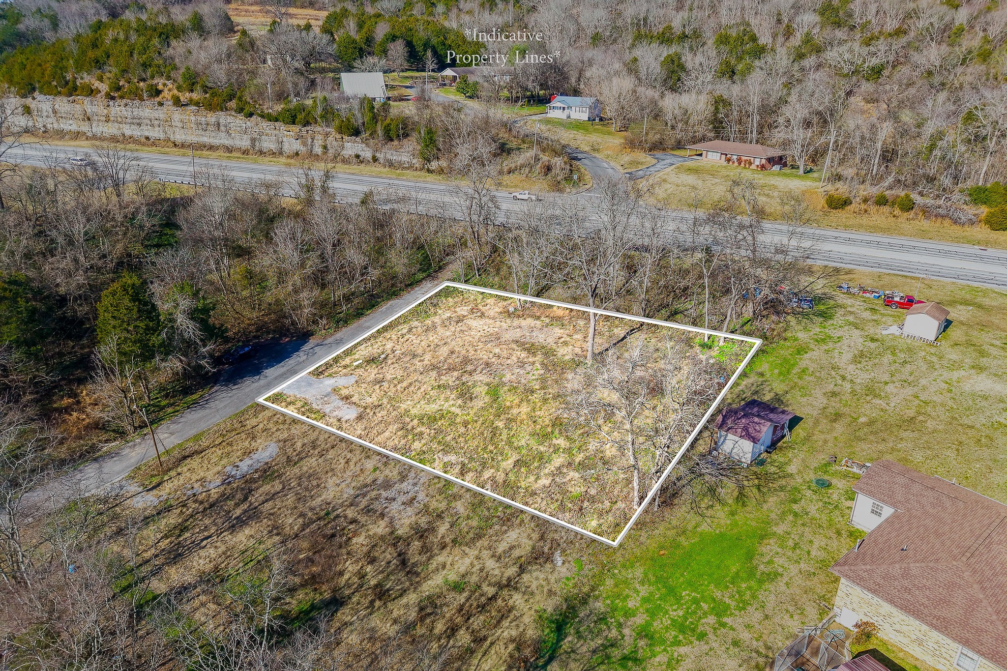 114 Stone Street Liberty, TN 37095 - Photo 5 of 14 an aerial view of a yard