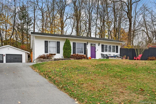 front view of house with a yard