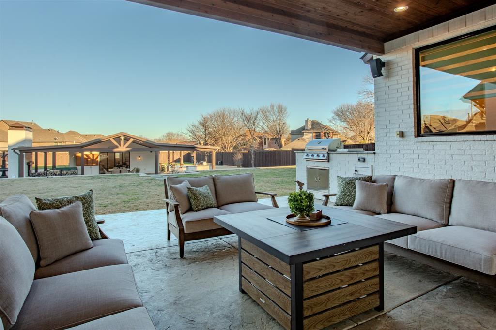 601 South Jupiter Road Allen, TX 75002 - Photo 27 of 40 Back patio of main house