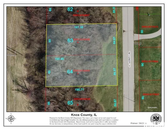 $8,000 | Lot 63-64 Country Club Estates, Galesburg, IL 61401