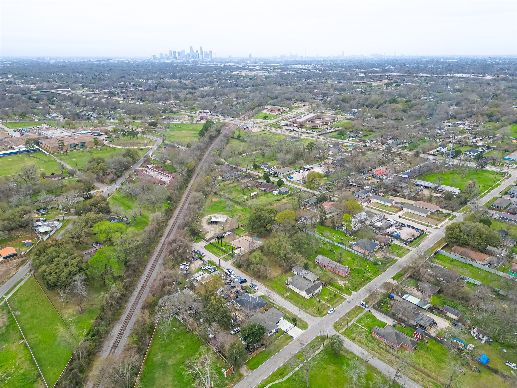 5206 Denmark Street Houston, TX 77016 - Photo 14 of 17 an aerial view of residential houses with outdoor space