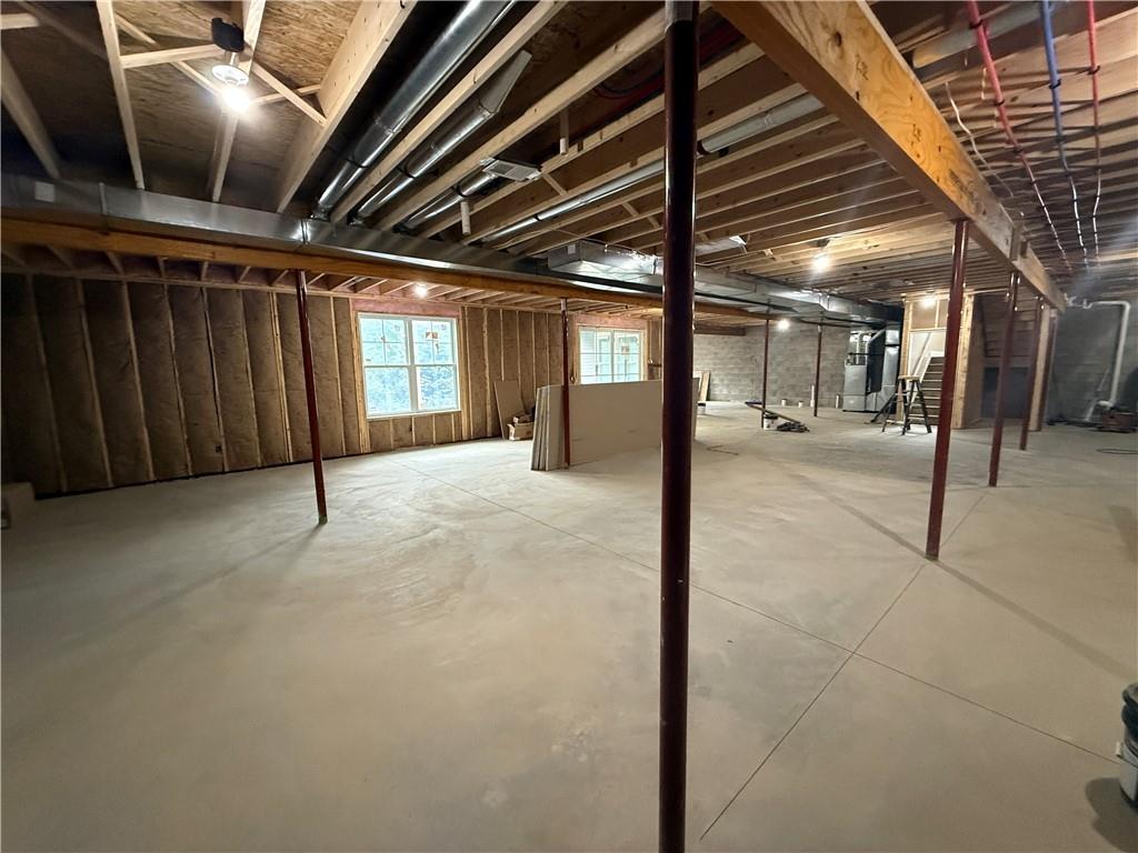 136 Huckleberry Road Indiana, PA 15701 - Photo 37 of 39 Full Unfinished Basement ready for you to finish to your desires.