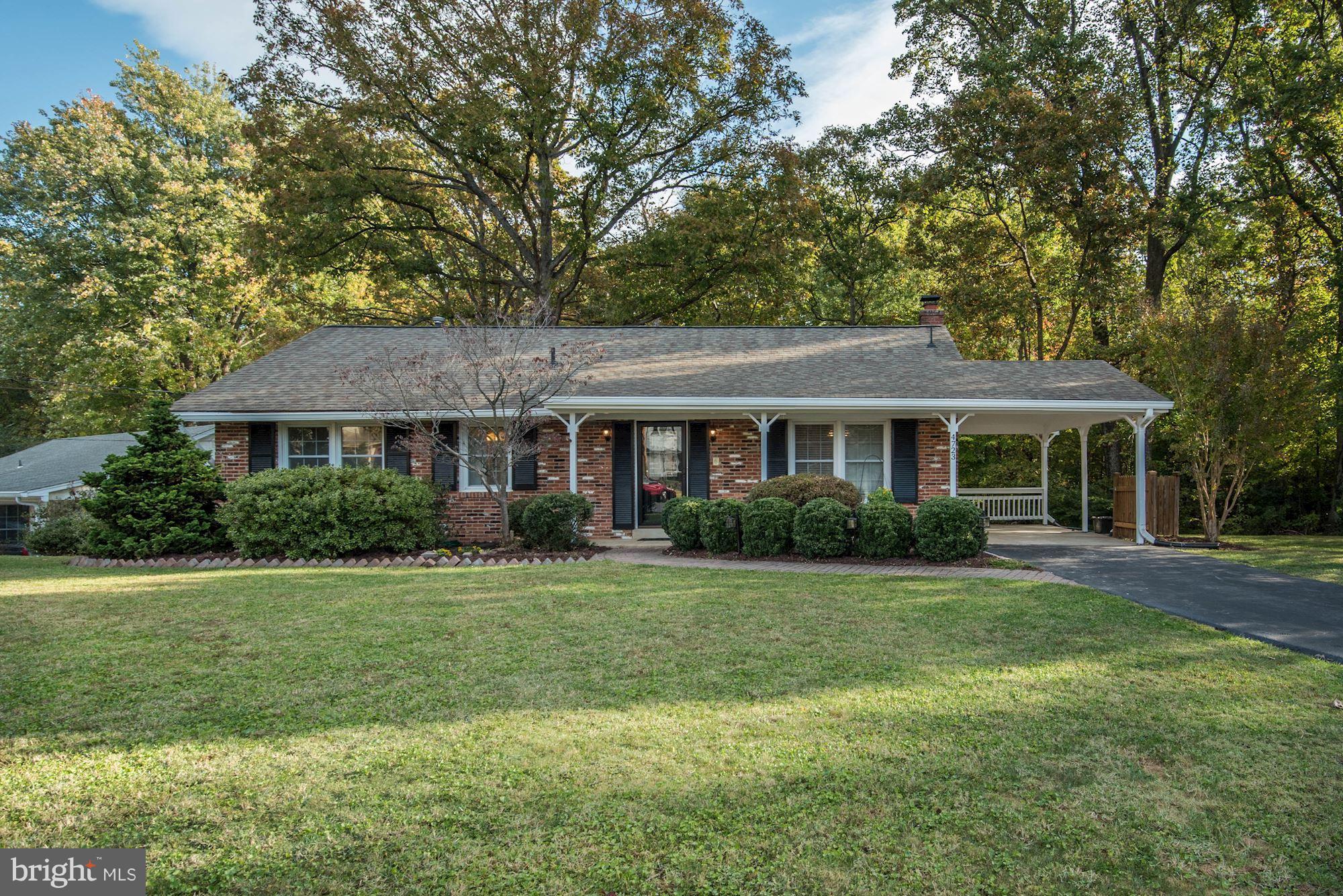 4723 Pickett Road Fairfax, VA 22032 - Photo 1 of 30 TURNKEY TREASURE WITH CURB APPEAL