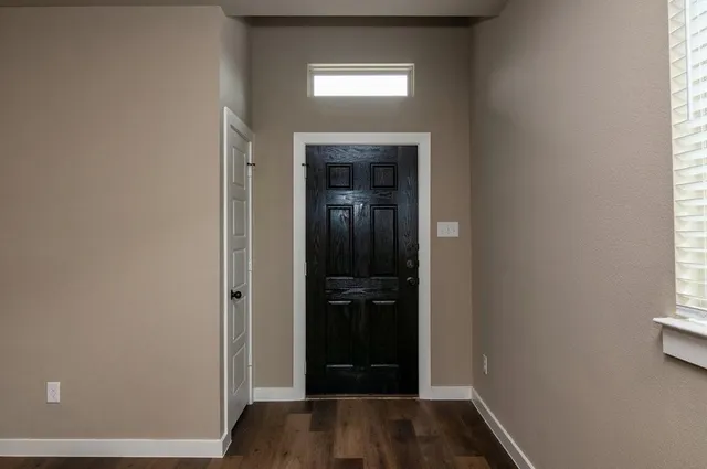 a view of an entryway door