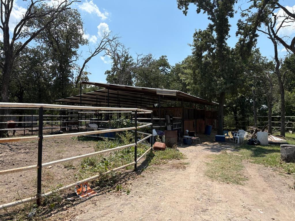 12746 Fish Road Dallas, TX 75253 - Photo 14 of 15 a view of backyard with wooden fence and a large tree