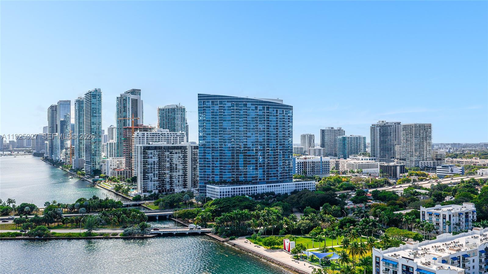 601 Northeast 36th Street, Unit 1101 Miami, FL 33137 - Photo 49 of 69 a view of a city with tall buildings