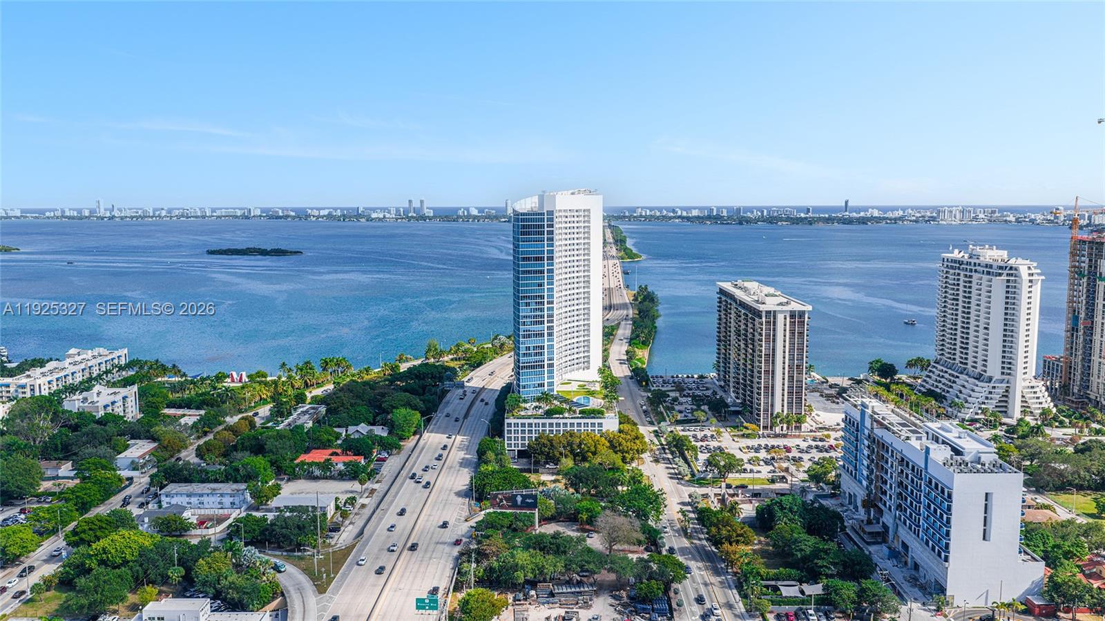 601 Northeast 36th Street, Unit 1101 Miami, FL 33137 - Photo 50 of 69 a view of a city with plants
